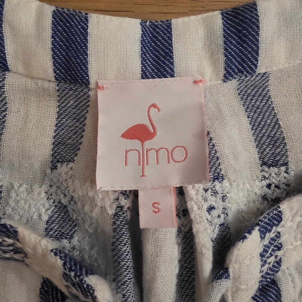 Nimo With Love Long Sleeve Cotton Maxi Dress- S - Picture 3 of 14